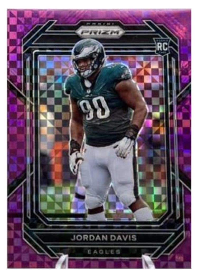 2022 Panini Prizm Base Set Jordan Davis #371 card