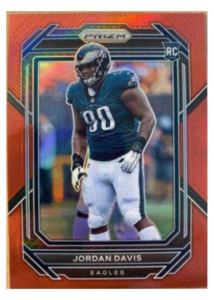 2022 Panini Prizm Base Set Jordan Davis #371 card