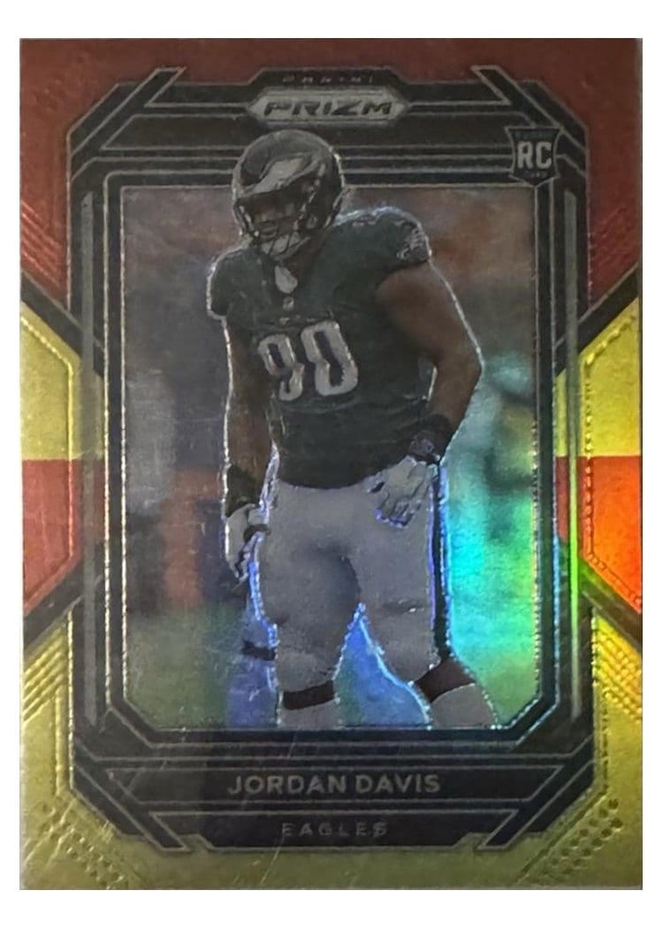 2022 Panini Prizm Base Set Jordan Davis #371 card