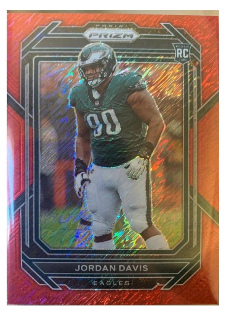 2022 Panini Prizm Base Set Jordan Davis #371 card