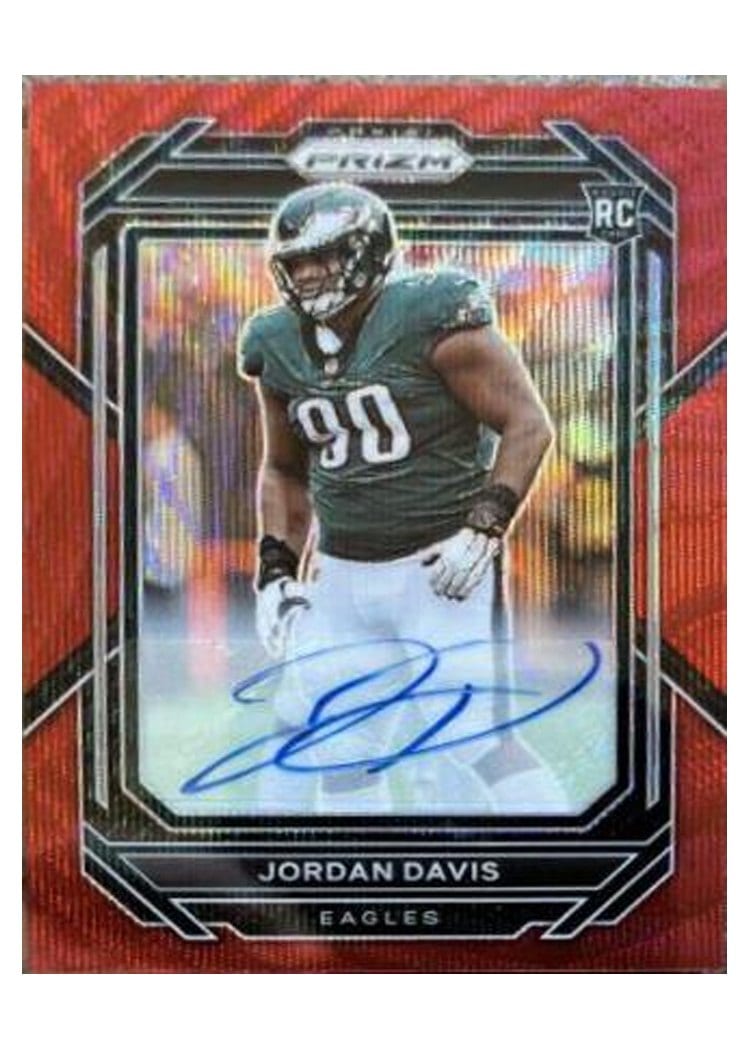 2022 Panini Prizm Base Set Jordan Davis #371 card