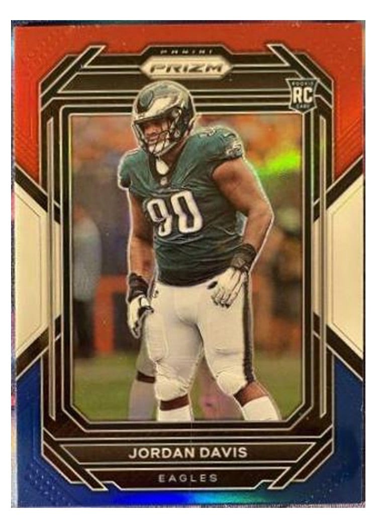 2022 Panini Prizm Base Set Jordan Davis #371 card