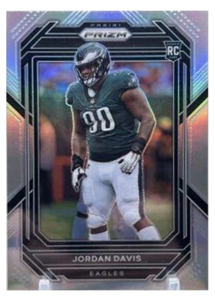 2022 Panini Prizm Base Set Jordan Davis Silver #371 card