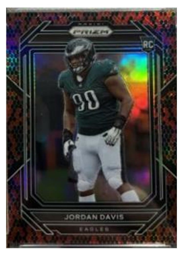 2022 Panini Prizm Base Set Jordan Davis #371 card