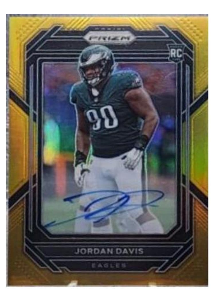 2022 Panini Prizm Base Set Jordan Davis #371 card