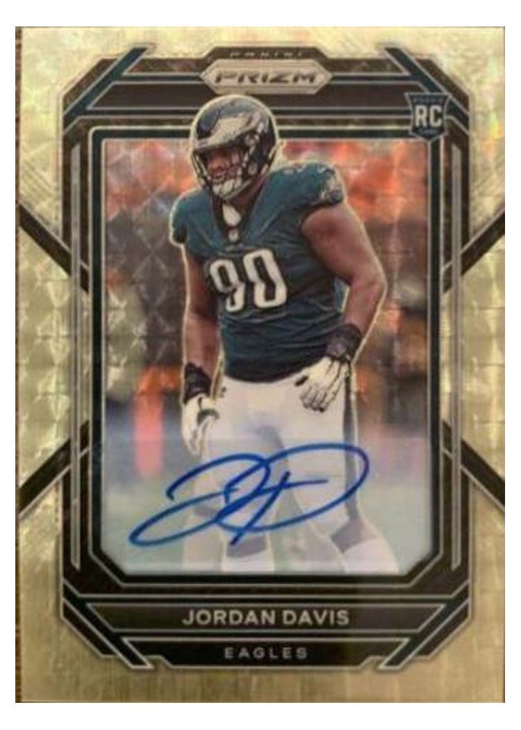 2022 Panini Prizm Base Set Jordan Davis #371 card