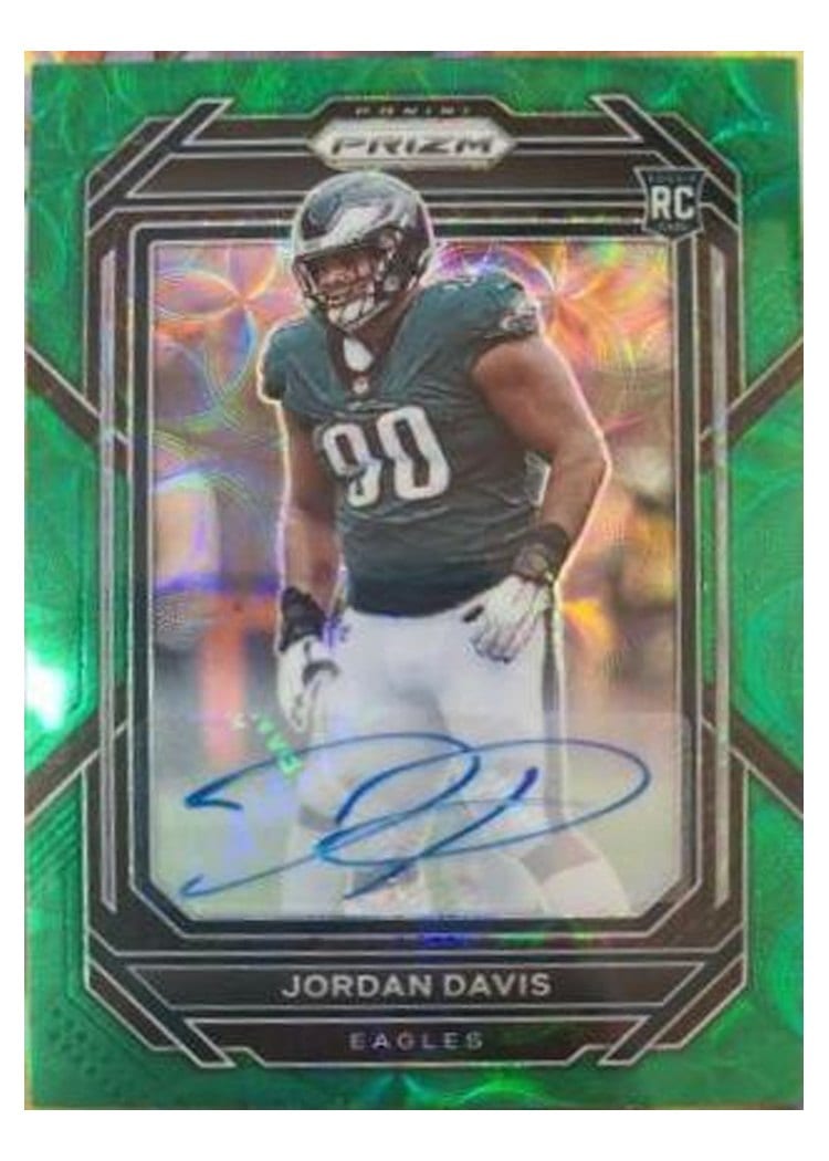 2022 Panini Prizm Base Set Jordan Davis #371 card