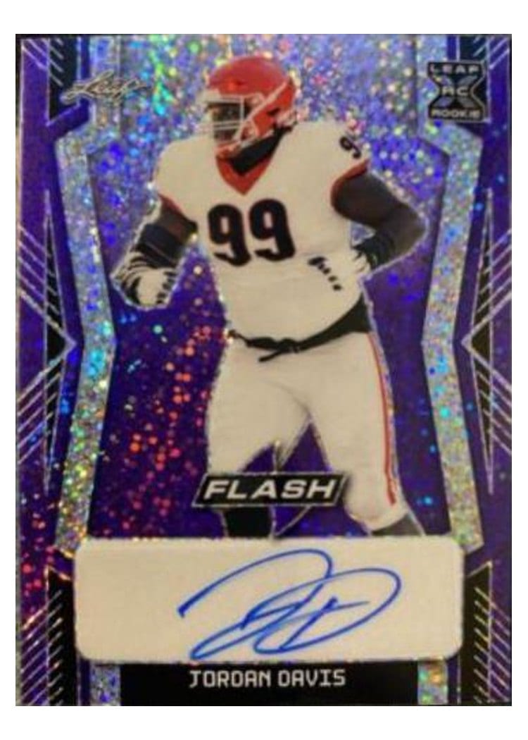 2022 Panini Prizm Base Set Jordan Davis #371 card