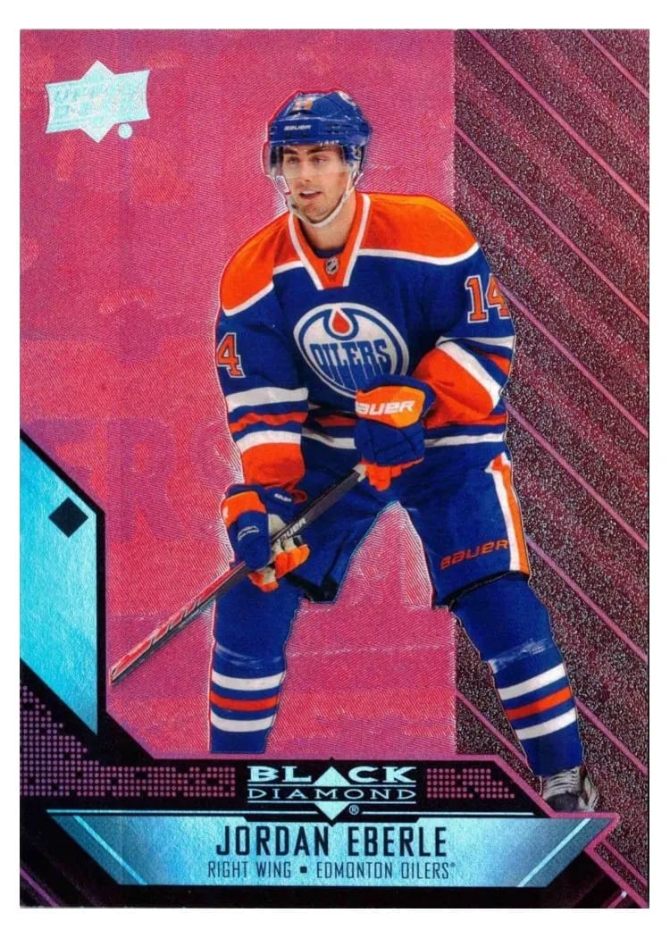 2014 Upper Deck Black Diamond Jordan Eberle #16 card