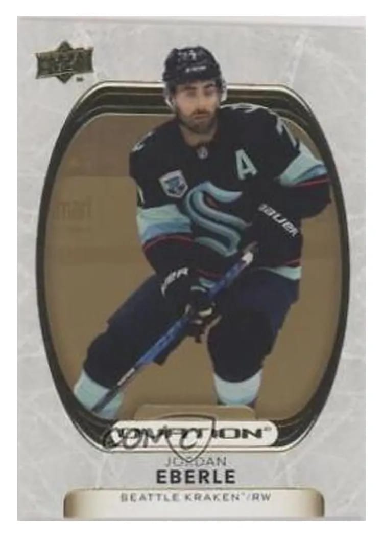 2021-22 Upper Deck Ovation Base Set Jordan Eberle #4 card