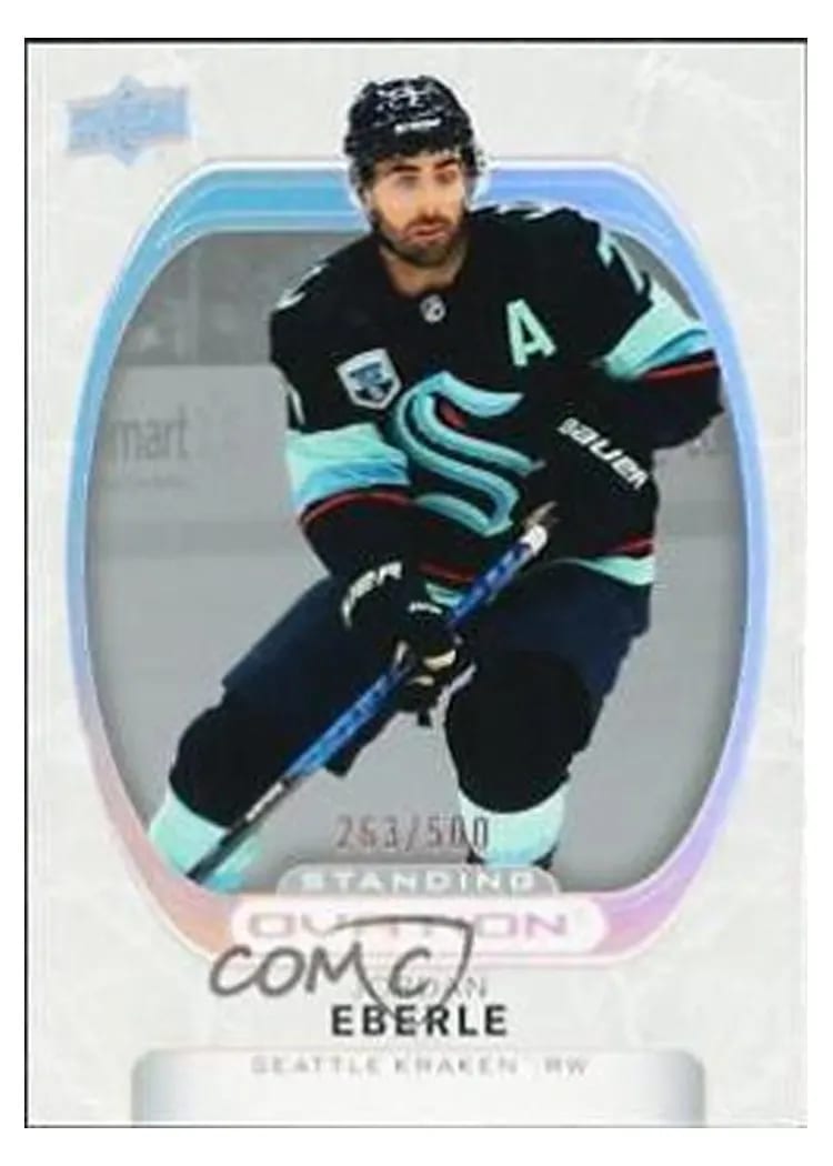 2021-22 Upper Deck Ovation Base Set Jordan Eberle #4 card