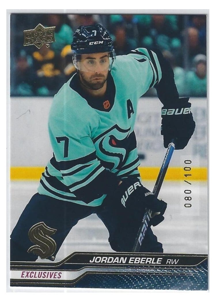 2023-24 Upper Deck Base Set Jordan Eberle #150 card