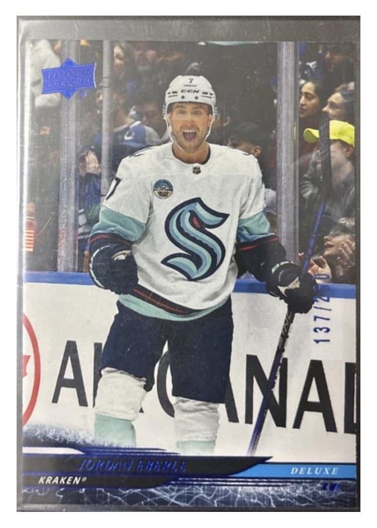 2024-25 Upper Deck Base Set Jordan Eberle #393 card