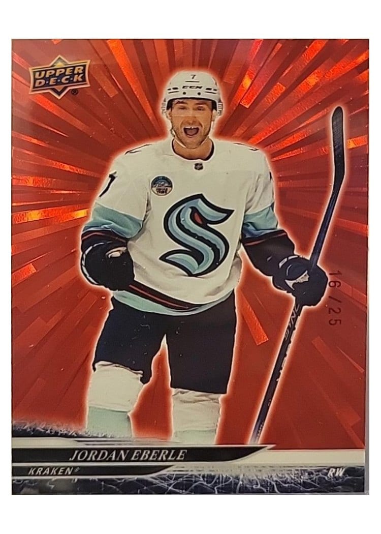 2024-25 Upper Deck Base Set Jordan Eberle #393 card