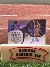 2024-25 Bowman University Chrome Eye Test Autographs Jordan Gainey #ETA-JG card