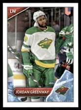 2021 Topps NHL Sticker Jordan Greenway #300 card