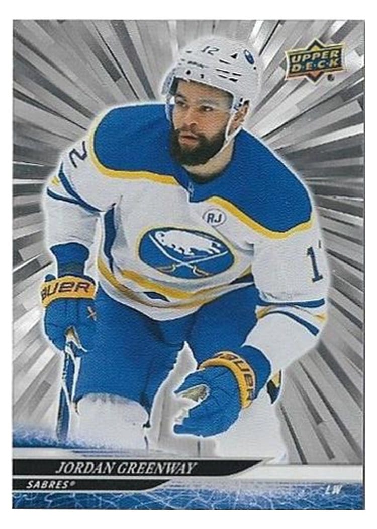 2024-25 Upper Deck Base Set Jordan Greenway Outburst Silver #264 card
