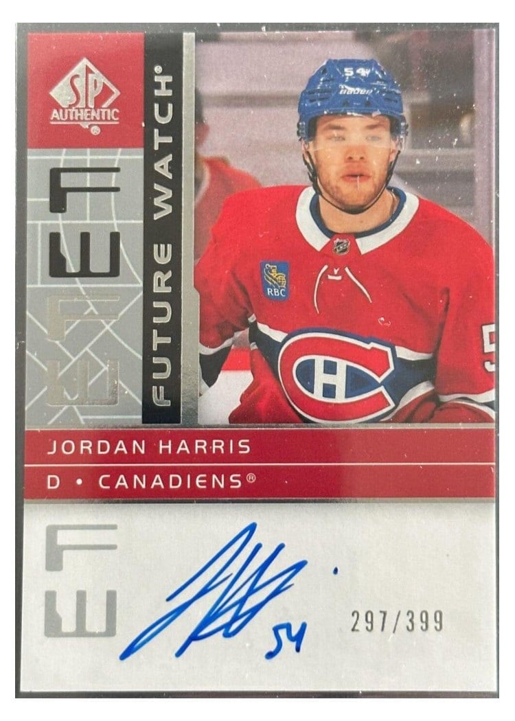 2022-23 SP Authentic 2002-03 Retro - Autographed Future Watch Jordan Harris #RFWA2-JH card