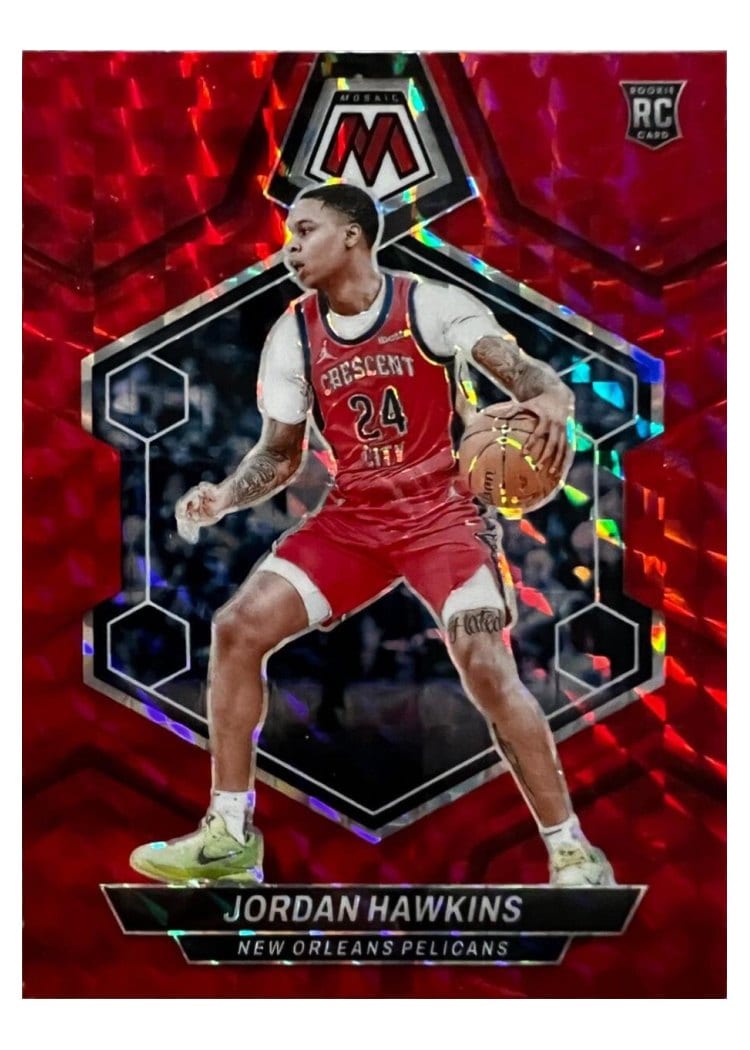 2023-24 Panini Mosaic Base Set Jordan Hawkins #243 card