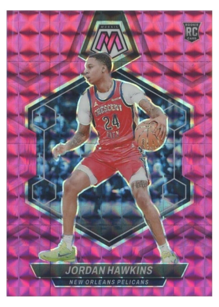 2023-24 Panini Mosaic Base Set Jordan Hawkins #243 card