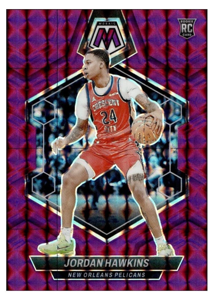 2023-24 Panini Mosaic Base Set Jordan Hawkins #243 card