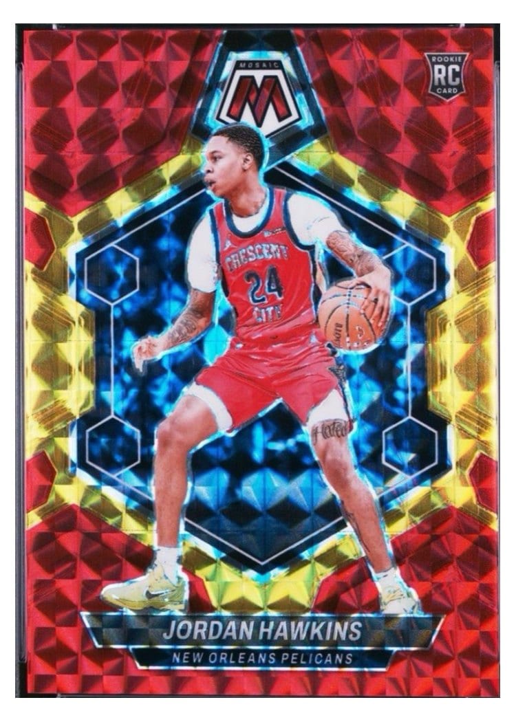 2023-24 Panini Mosaic Base Set Jordan Hawkins #243 card