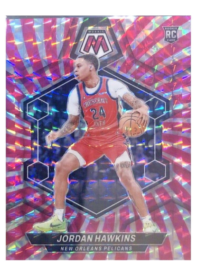 2023-24 Panini Mosaic Base Set Jordan Hawkins #243 card