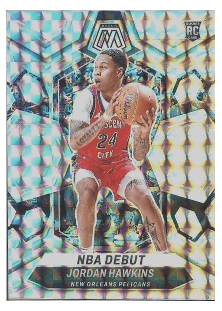 2023-24 Panini Mosaic Base Set Jordan Hawkins #253 card