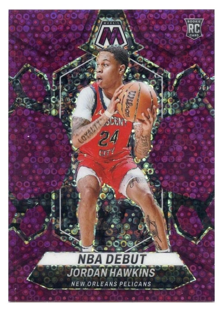 2023-24 Panini Mosaic Base Set Jordan Hawkins #253 card