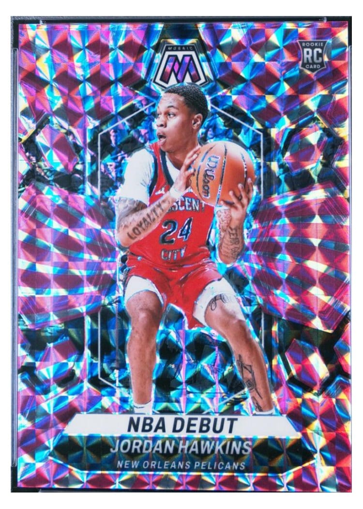 2023-24 Panini Mosaic Base Set Jordan Hawkins #253 card