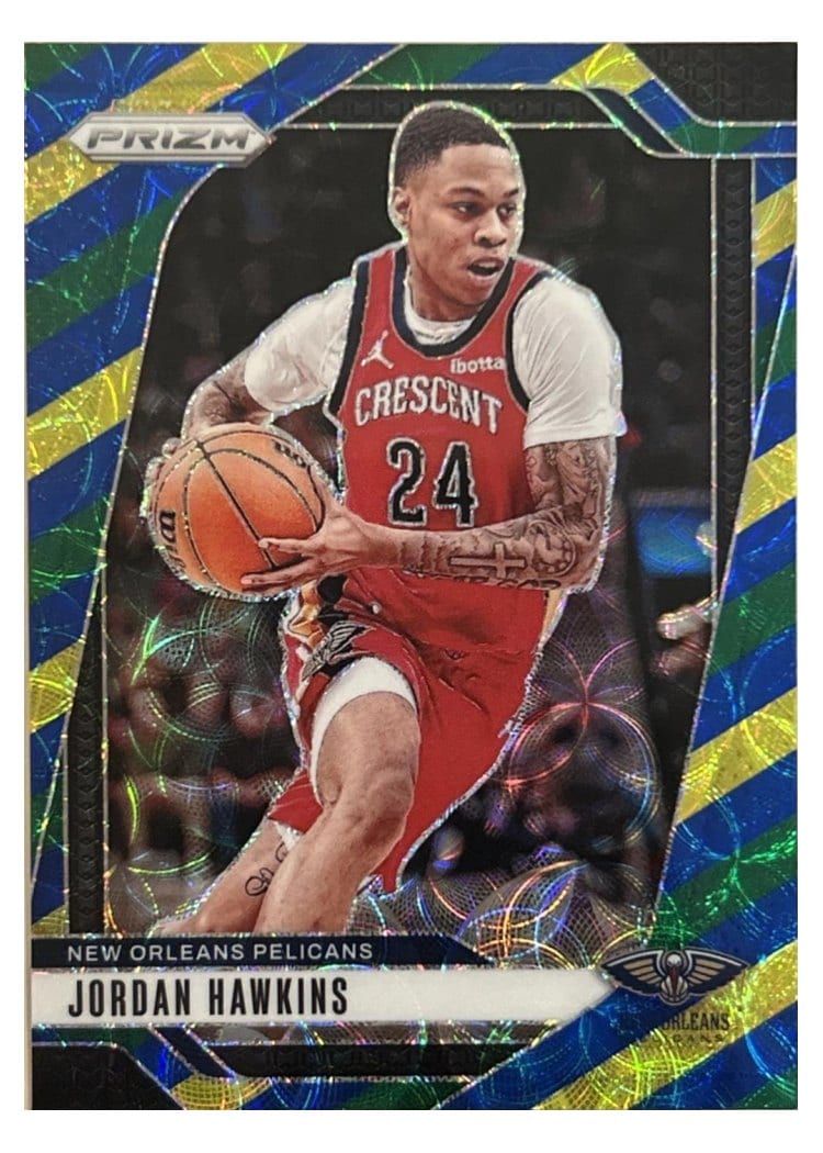 2024-25 Panini Prizm Base Set Jordan Hawkins #48 card