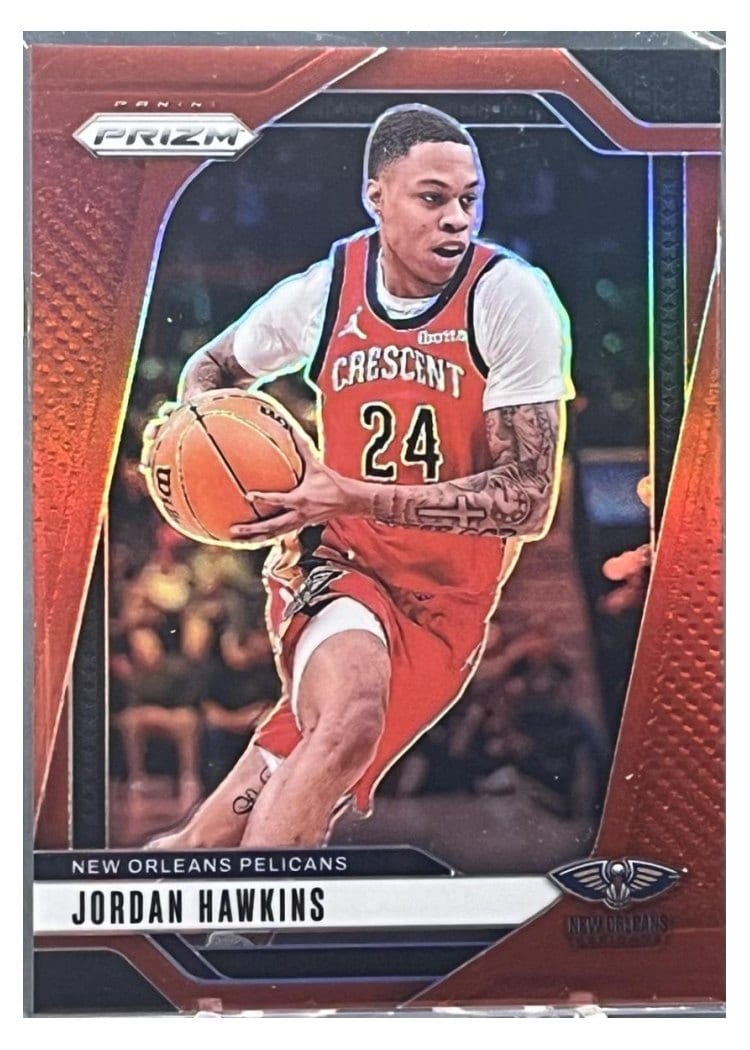 2024-25 Panini Prizm Base Set Jordan Hawkins #48 card