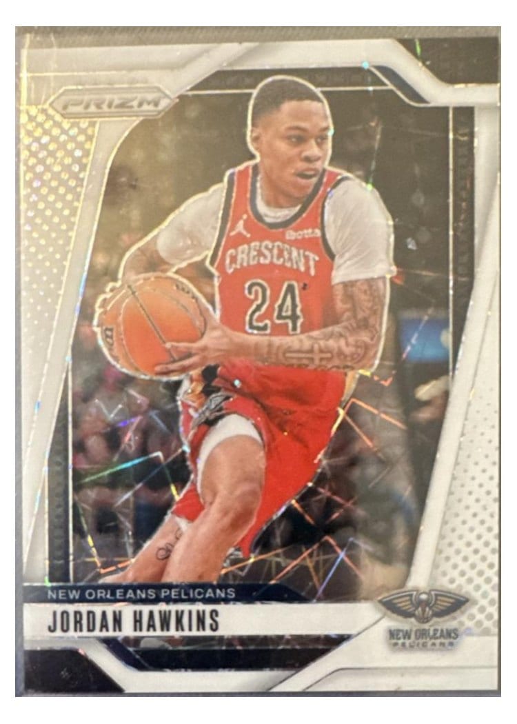 2024-25 Panini Prizm Base Set Jordan Hawkins #48 card