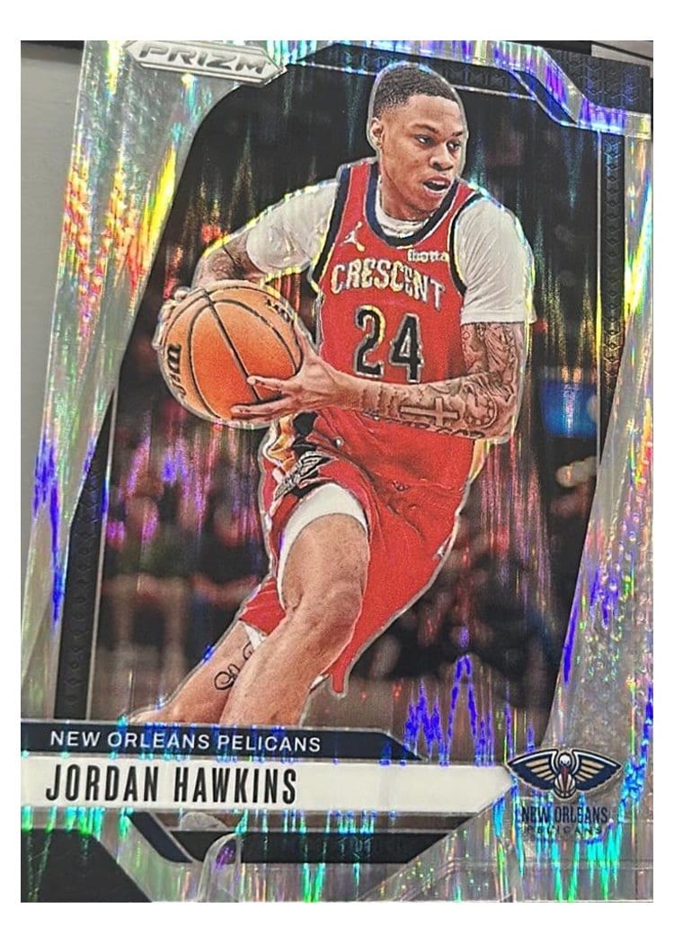 2024-25 Panini Prizm Base Set Jordan Hawkins #48 card