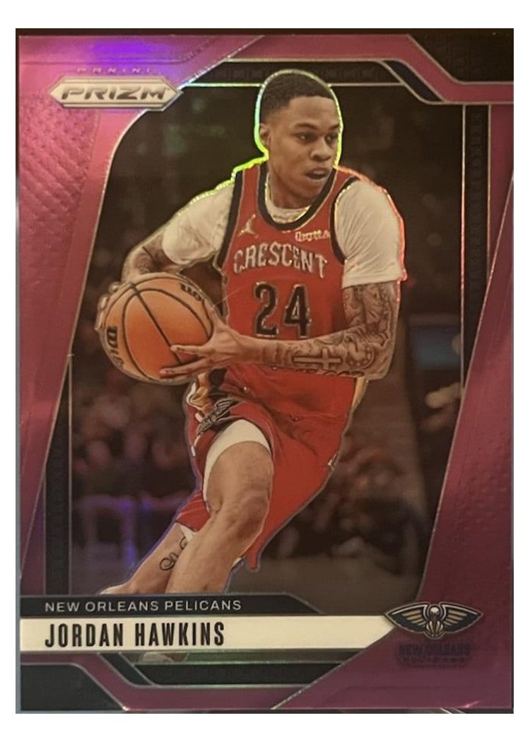 2024-25 Panini Prizm Base Set Jordan Hawkins #48 card