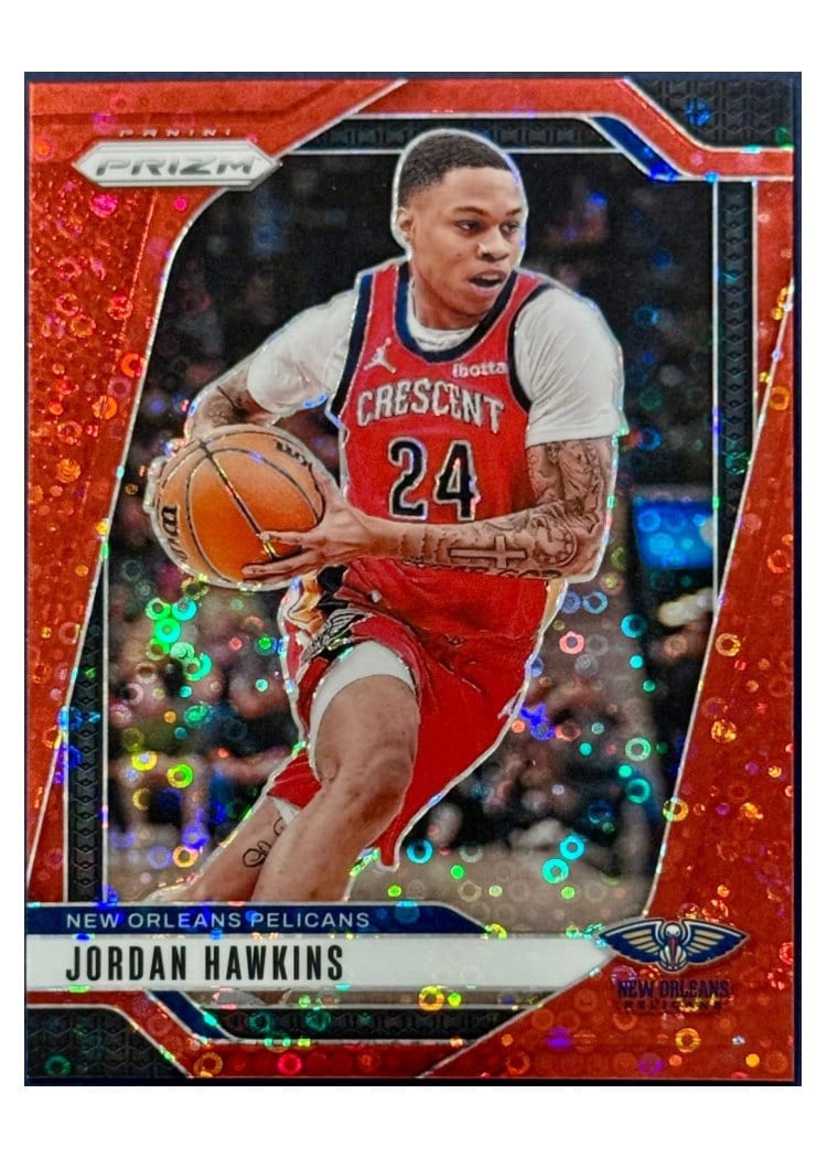2024-25 Panini Prizm Base Set Jordan Hawkins #48 card