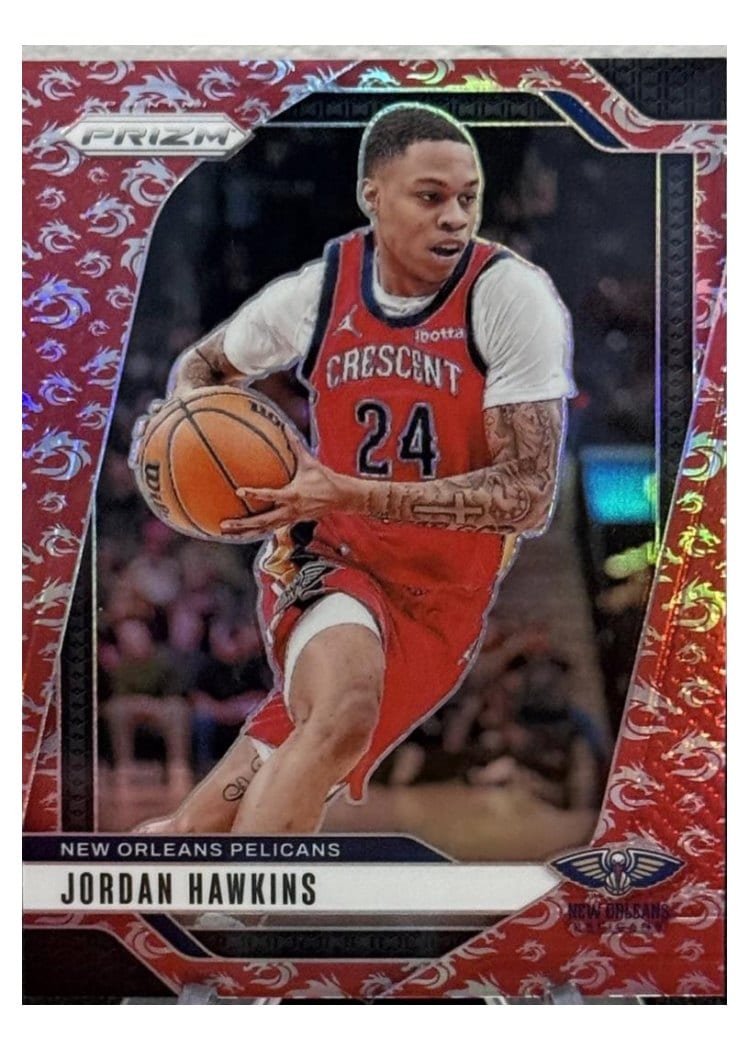 2024-25 Panini Prizm Base Set Jordan Hawkins #48 card