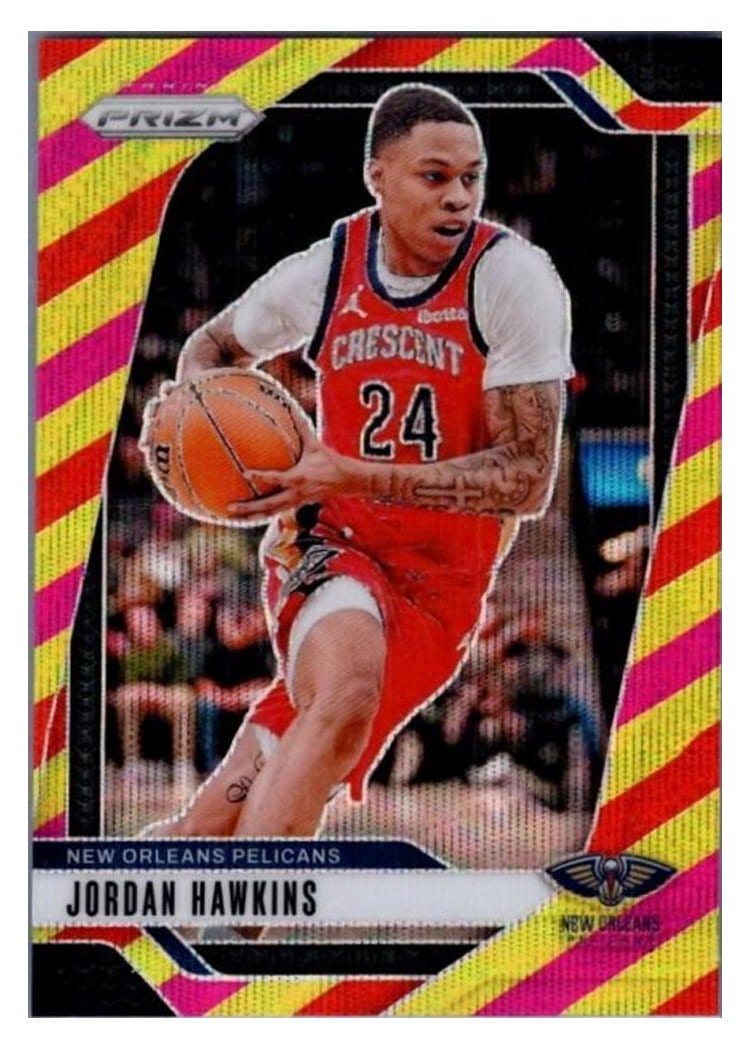 2024-25 Panini Prizm Base Set Jordan Hawkins #48 card