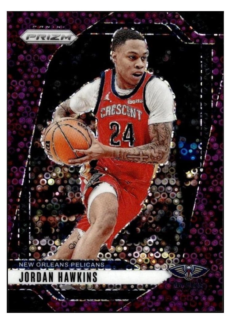 2024-25 Panini Prizm Base Set Jordan Hawkins #48 card