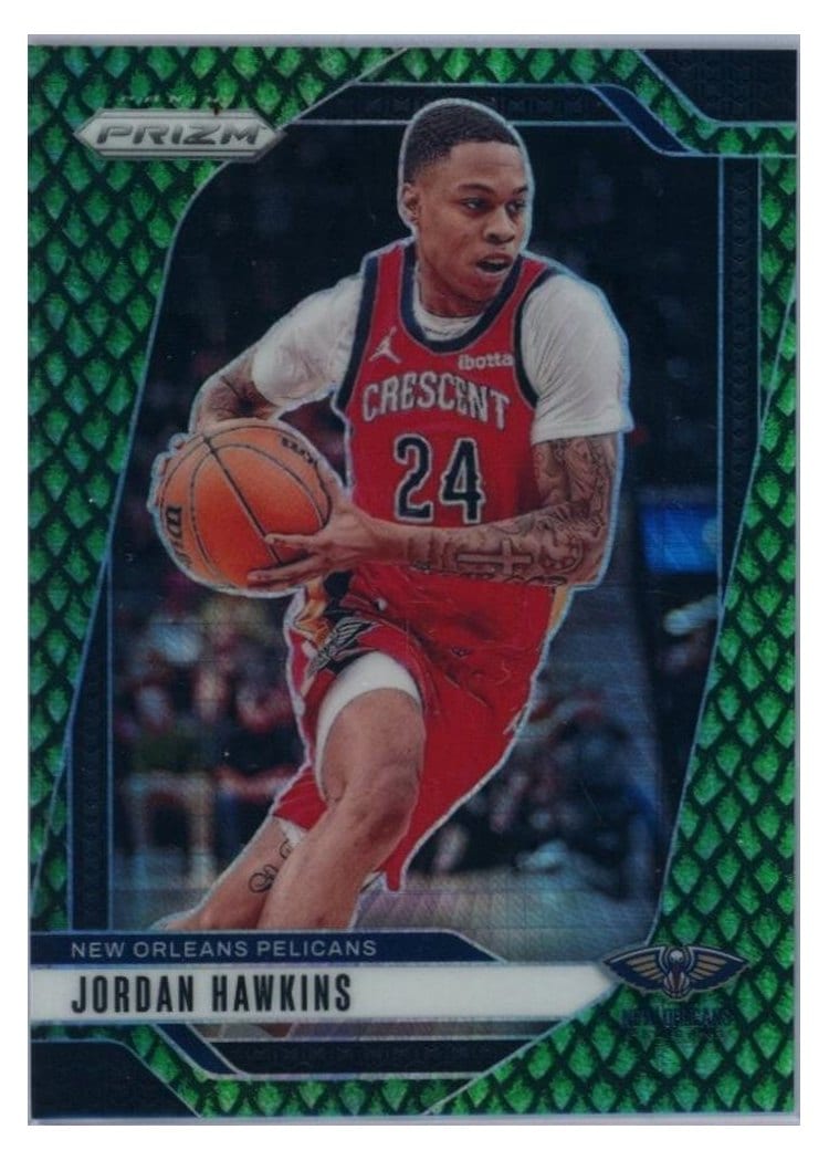 2024-25 Panini Prizm Base Set Jordan Hawkins #48 card