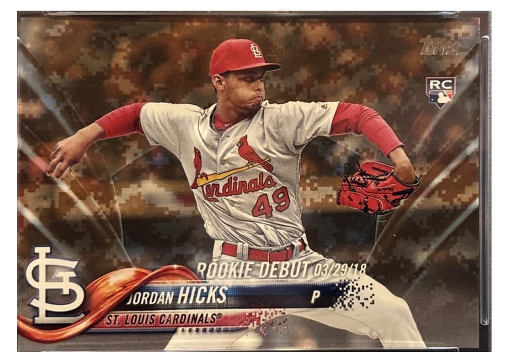 2018 Topps Update Base Set Jordan Hicks #US288 card