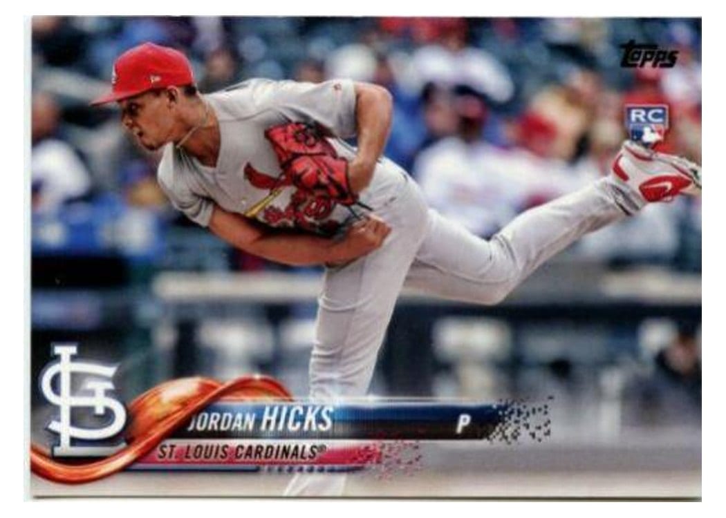 2018 Topps Update Base Set Jordan Hicks #US58 card
