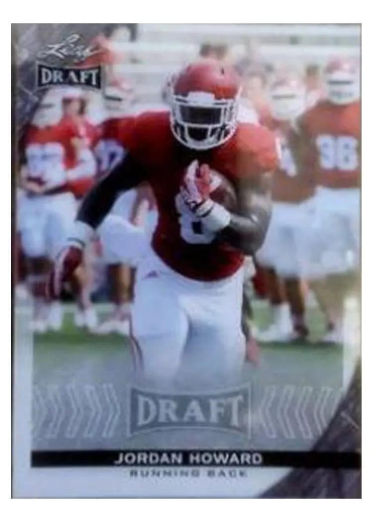 2016 Leaf Draft Jordan Howard Gold #44 card
