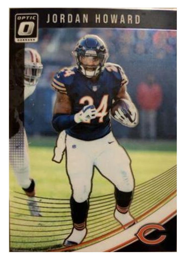 2018 Donruss Optic Base Set Jordan Howard #19 card