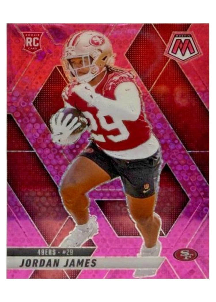 2025 Panini Mosaic Base Set Jordan James #370 card