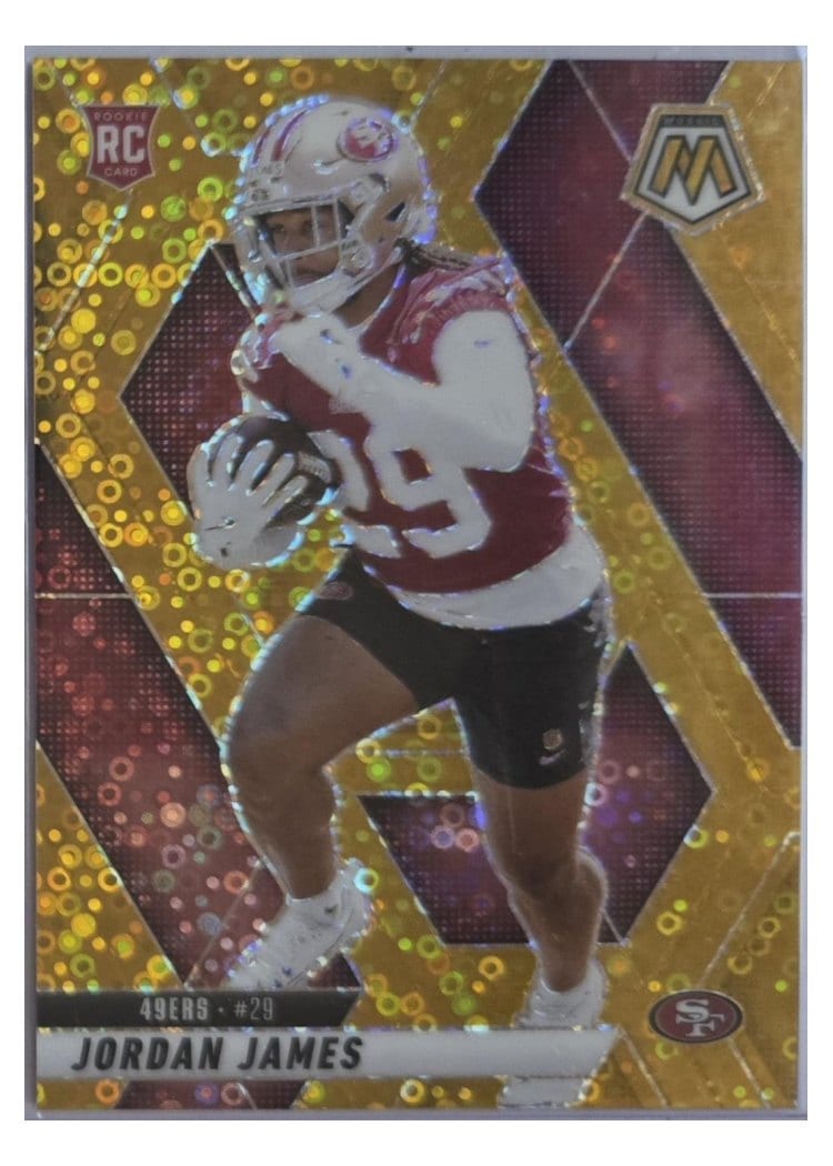 2025 Panini Mosaic Base Set Jordan James #370 card