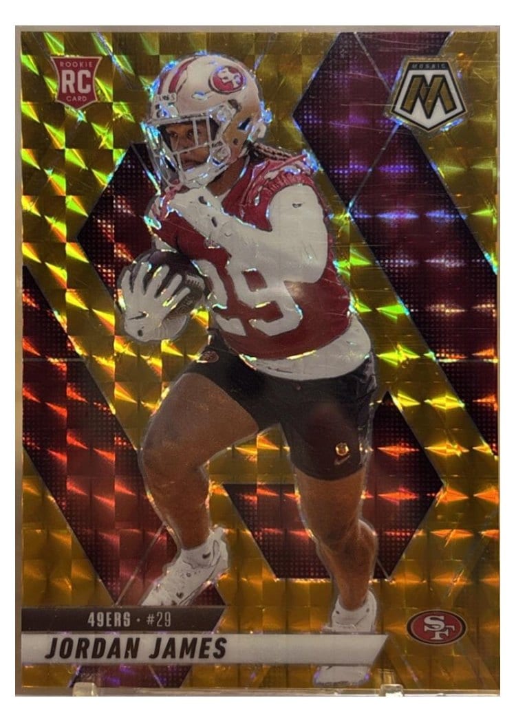 2025 Panini Mosaic Base Set Jordan James #370 card