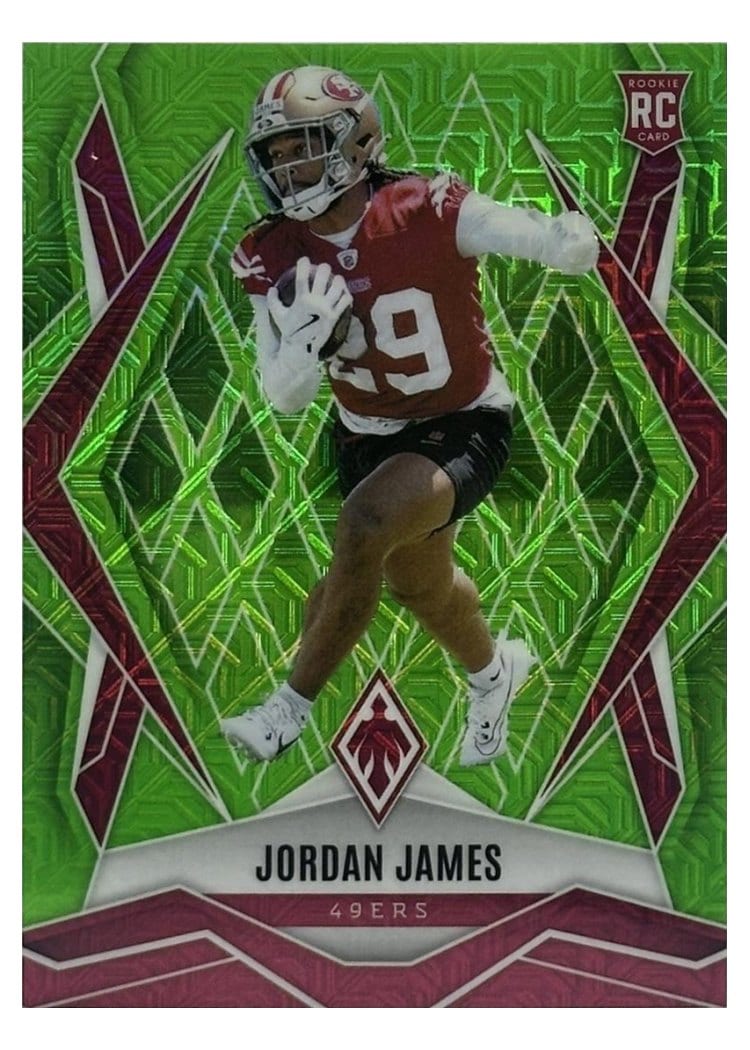 2025 Panini Phoenix Base Set Jordan James #220 card