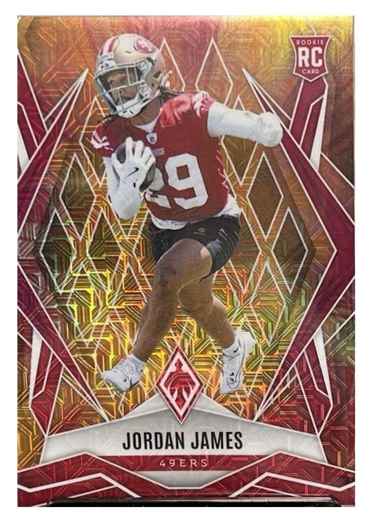 2025 Panini Phoenix Base Set Jordan James #220 card