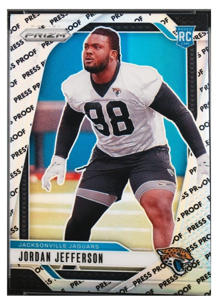 2024 Panini Prizm Base Set Jordan Jefferson Press Proof #358 card